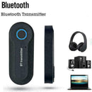 Bluetooth 4.0 Transmitter Audio BT400 Wireless Adapter Stereo TV A2DP Black I0Y5