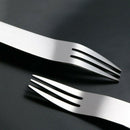 6pcs Fruit Forks Stainless Steel Western Food Flatware Salad Tableware fo ONG