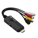 HDMI To RCA AV Video Audio Cable Converter Adapter 1080P For TV VHS VCR DV NEW