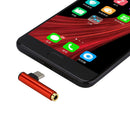 2 Pcs TypeC Male to 3.5mm Headphone Female AUX Adapter Converter