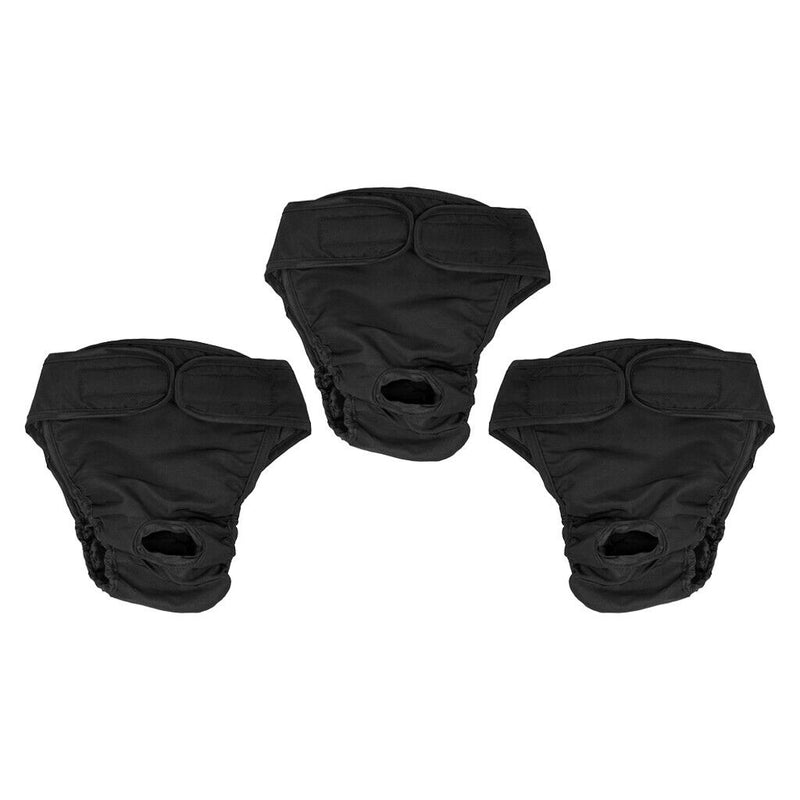 3 x Reusable Washable Dog Diapers, Highly Absorbent with Strong & Flexible Velco