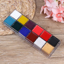 12 Colors Face Body Paint Oil Painting Art Make Up Tool Set Halloween Party K3C