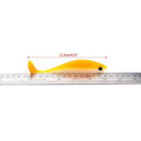 6pcs 11.5cm/11g Soft Silicone Fishing Lures Fishing Tackle Bass Bait Mixed Color