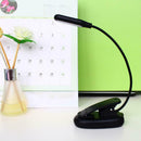 5 LED Bedside Clip-on Light Eye Protection Reading Lamp Dorm Home Lighting