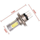 1pair H4 COB LED Bulb White Hi/Low Beam Motorcycle High 6000K Power Headlig G9U9