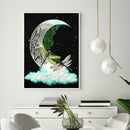 5D DIY Full Drill Diamond Painting Moon Embroidery Mosaic Craft Kits Decor