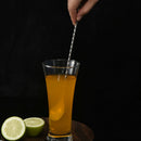 Stainless Steel Cocktail Bar Spiral Pattern Drink Shaker Muddler Mixing Spoo.kz