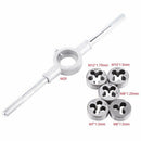 6PCS/Set Metric Die Wrench Kit Thread Processing Threading Tapping Hand Too