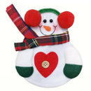 8pcs Christmas Decorations Snowman Kitchen Tableware Holder bag Xmas ornameSEAU