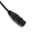 5-Pin Female to 3-Pin Male XLR Turnaround DMX Adapter Connector Cable Lead