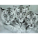 5D DIY Full Drill Diamond Painting Animal Cross Stitch Embroidery (Tiger05)