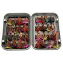32pcs Fly Fishing Lure Artificial Insect Bait Trout hooks Tackle with Case