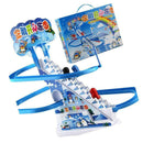 Race Track Game Playful Educational Penguin Slide Race Set with Music Kids Toys