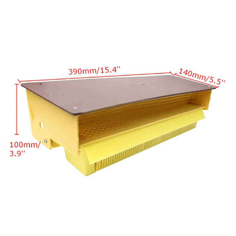 Plastic Bee Pollen Trap Collector For Apiculture Beekeeping Tools Beehive Yellow