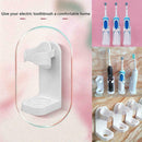 Electric Toothbrush Holder Bathroom Traceless Toothbrush Rack Mounted Wall F1R2