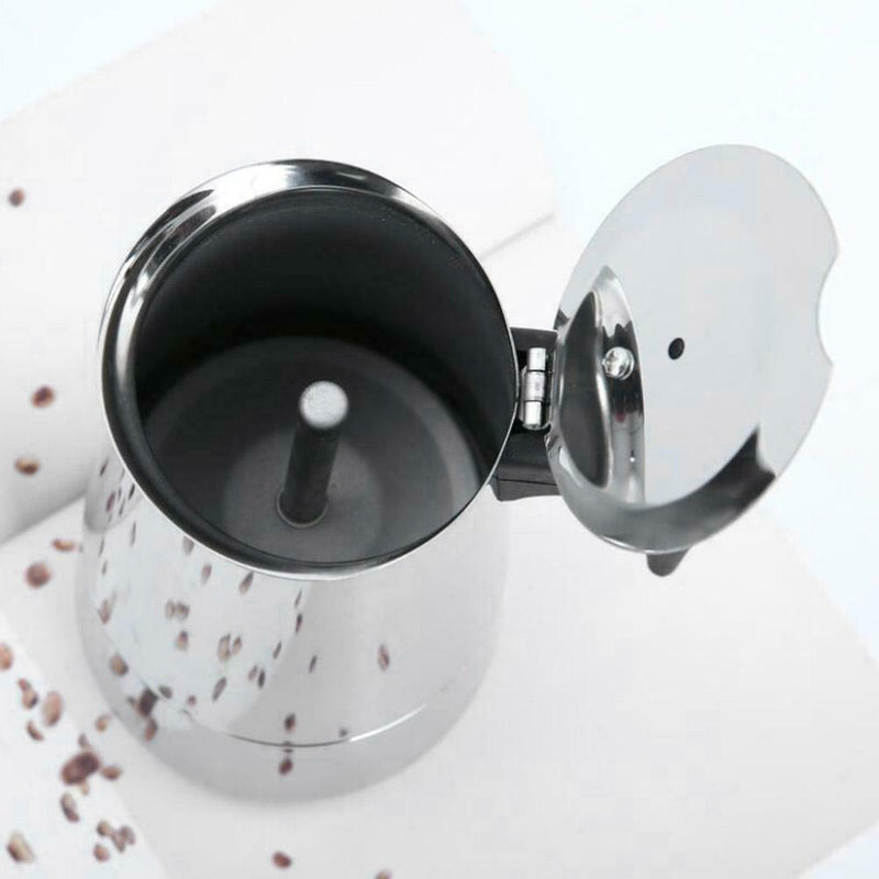 Stainless Steel Filter Mocha Coffee Pot Moka Italian Coffee Maker (100ml)