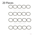 20 Pack Square Drive Belts for XBOX 360 Optical DVD Drive Repair Stuck Tray