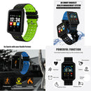 Electronic Sports Bluetooth Smart Watch Alarm Clock 180mAh Men Women Green