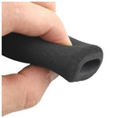 Cycling Bike Rough Tube Sponge Handlebar Grips Cover&Plug Black M5F2