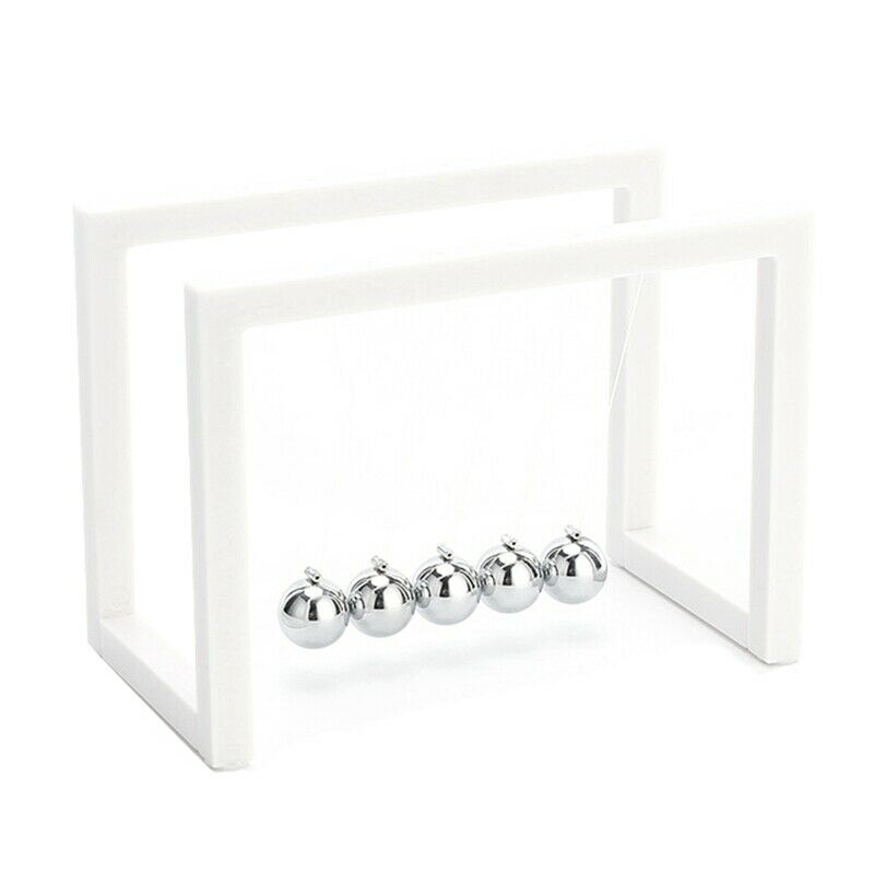 Newton Balls Cradle Balance Ball Newtons Pendulum Ornaments Home Decoration B8X5