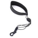 Adjustable Leather Alto Soprano Tenor Saxophone Neck Strap with Carabiner