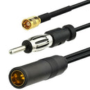 Dab+FM/AM Splitter Vehicle Lead Active Antenna Converter DIN Car Radio Aerial
