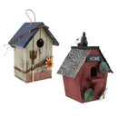 2pcs Wooden Bird House, Birdnest, Bird House Feeder, Weatherproof Country House