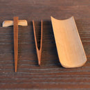 Tea Utensil Bamboo Tools Set Spoon Tea Ceremony Tea Scoop Clip Accessories