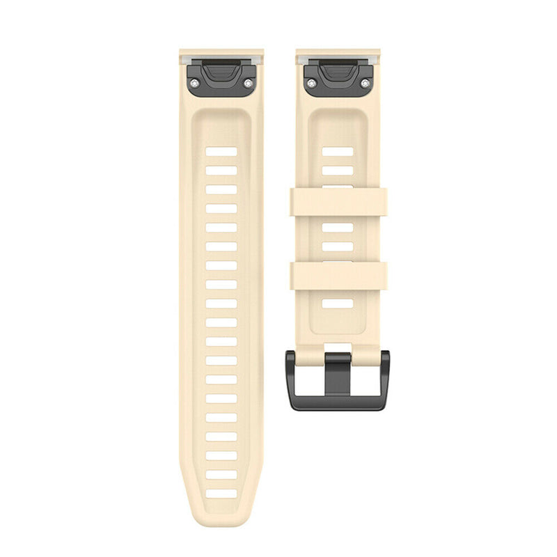 22mm Silicone Wrist Strap Quick Release Adjustable Watch Band for Garmin Fenix 6