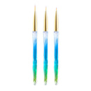 3pcs/Set Nail Liner Pens UV Gel Manicure Tips Painting Drawing Brushes (1)