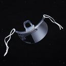 20x Transparent PET Plastic Mouth Shield Protection Anti-Splash Catering