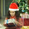 Golden Velvet Christmas Hat Plush Santa Claus Cap Festival Costume (20pcs) A