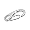 Set of 10 Pieces 50MM Stainless Steel Tack Spring Hooks Snap Marine Clip Eye