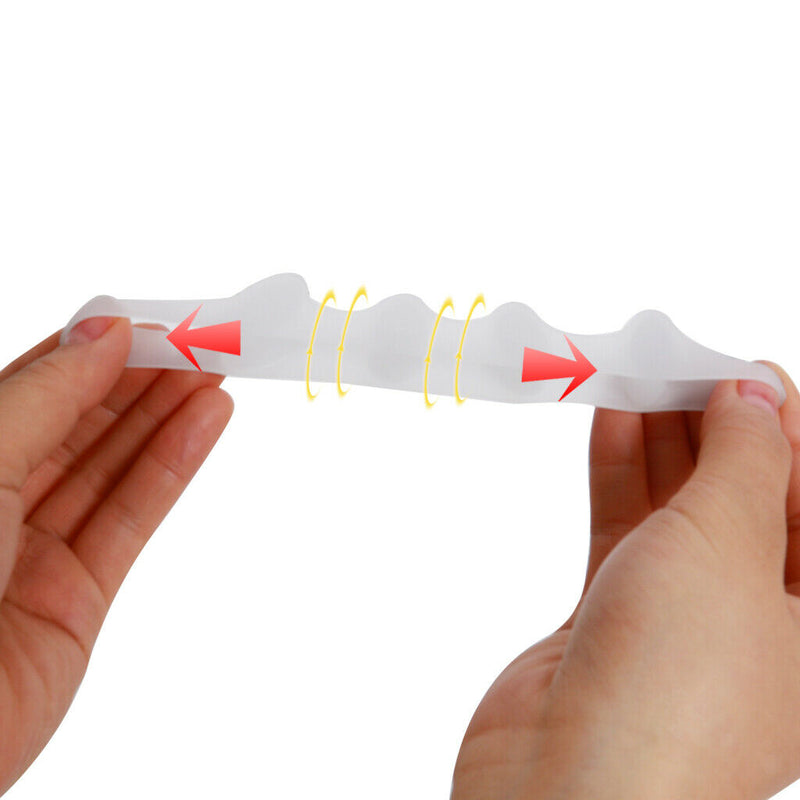 1 Pair Women Lady Gel Silicone Toe Straighteners Separator Hallux Valgus Bunion