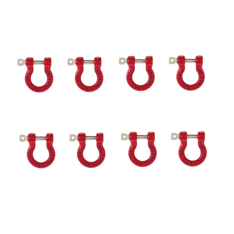 8x 1/10 Metal Front /Rear Bumper Trailer Hook Rescue Hook for  TRX-4