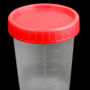 120ml 4oz Plastic Graduated Measure Specimen Cup Sterile Container w/ Lid