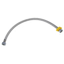 0.5M 1/2 NPT Thread Braided Shower Hose Water Heater Connector Pipe Tube L9A6