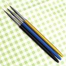 3Pcs Nail Art Brush Liner Pen Ultra-Thin Line UV Gel Polish Painting Drawin W6C1