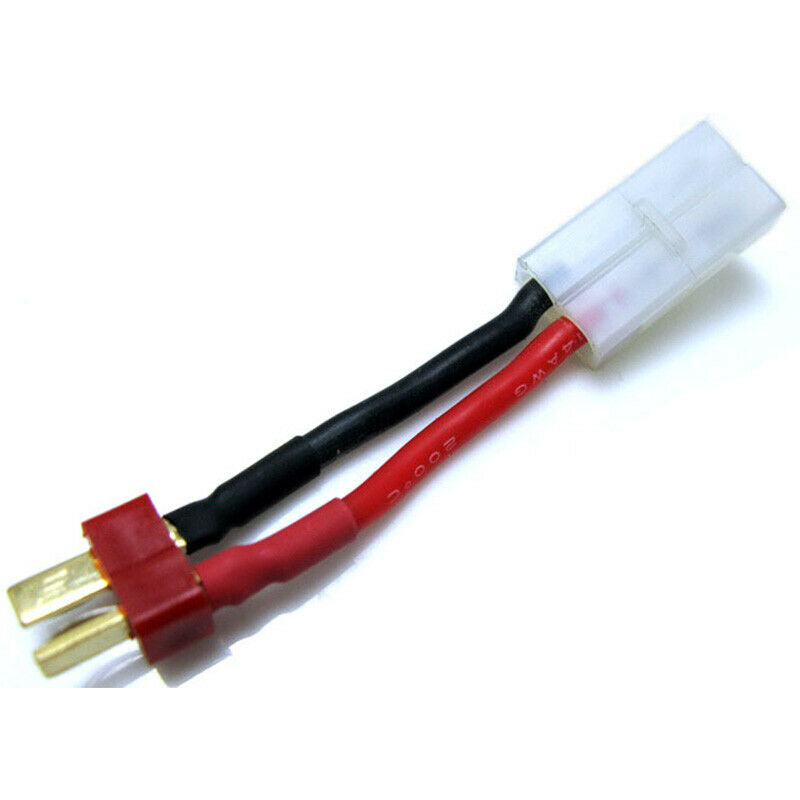 Charging Adapter T Male Plug to Female Tamiya Head Male for RC D Car Lipo BaY6K5