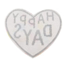 Balloon Love Heart Reversible Change Sequin Sew On Clothes Patch Diy T-Shirt JR