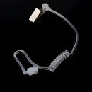 Covert Acoustic Tube Earpiece Headset Coil Wire 3.5mm Jack Throat Push To Talk