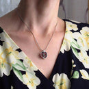 Fashion Fruit Crystal Pomegranate Pendant Necklace Choker Women Jewelry Gift