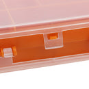 Double Side Fishing Lure Hooks Tackle Box Storage Case 9 Compartments Holder