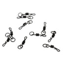 10x  Ring Swivels Chod Rig Size 11 Bass Carp Fishing Tackle Matt Black