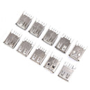 USB Female Socket Type A 4Pin 180 Degree Solder Connector ME