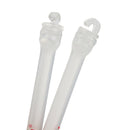 4 Pieces Tennis Squash Racket Vibration Dampener Shock Absorber White