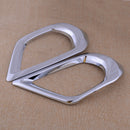 Fits Subaru Forester SJ 14-16 Pair Front Fog Light Chrome Cover Trim Molding