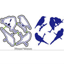 4pcs Four Birds Metal Cutting Dies For DIY Scrapbooking Album Paper Cards ^TEUS