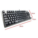 1X(Fantech K611 Gaming Keyboard Usb Wired Keyboard Computer Office Keyboard