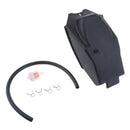 BLACK PLASTIC ENGINE MOTOR GAS FUEL PETROL TANK FILTER HOSE MINI SCOOTER 49CC